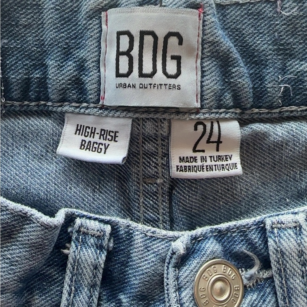 BDG high rise baggy jeans size 24 - Picture 5 of 5